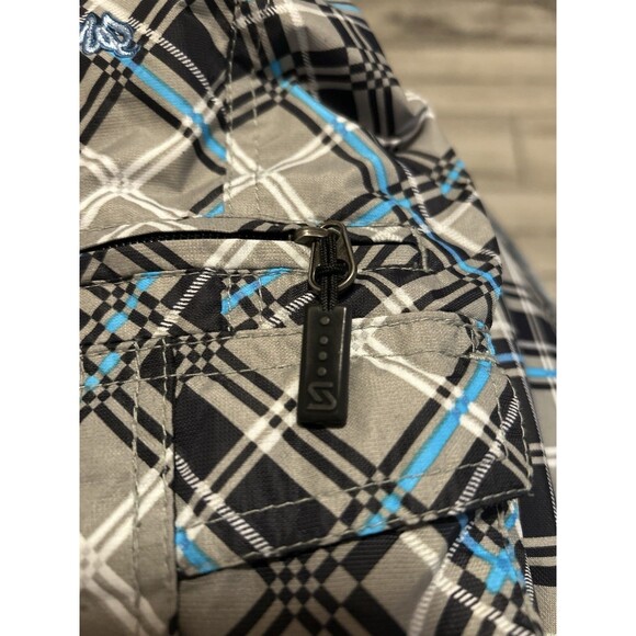 Sims Pants Womens Med Gray Blue  Snowboard Ski Snow Insulated Pocket Zip Outdoor - Picture 16 of 16